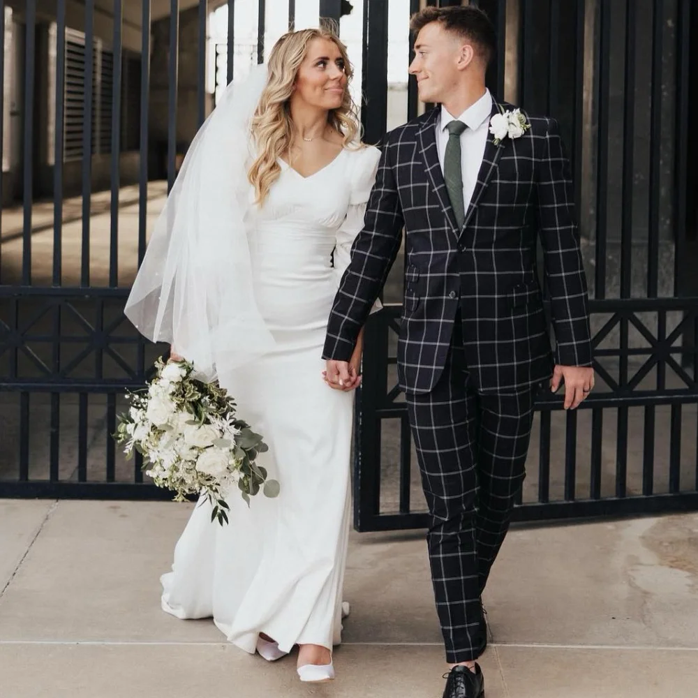 

Женское свадебное платье до пола SONDR, элегантное платье с длинными рукавами, выполненное на заказ