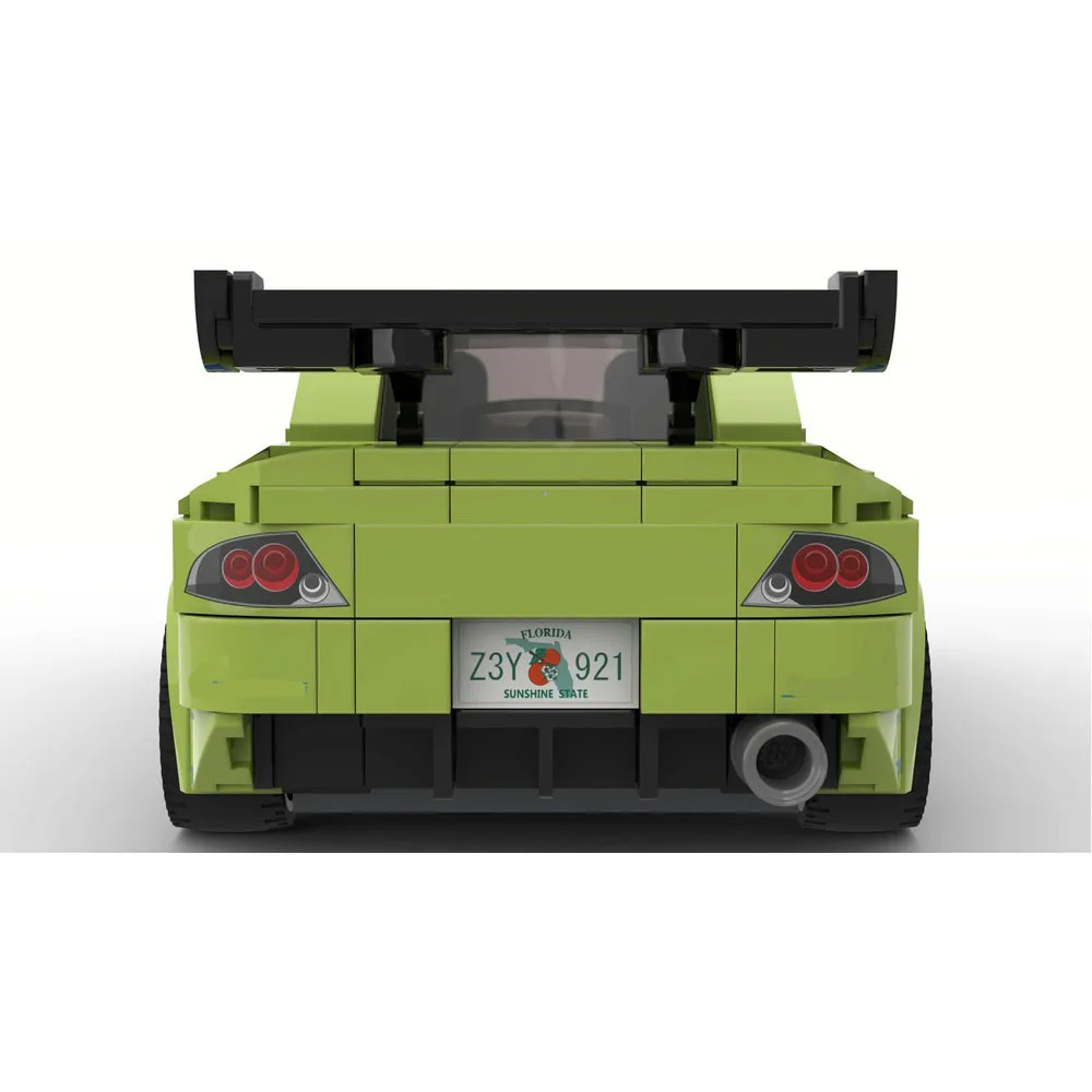 285PCS MOC Champion serie Lancer Evolution VII Bausteine Montage Modell Klassische racing spielzeug ziegel kinder geburtstag geschenk – Detail 1