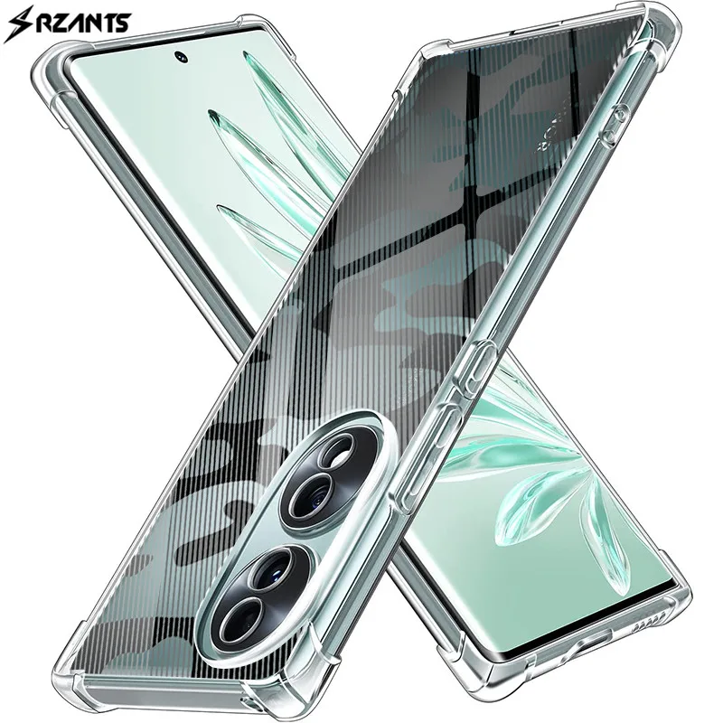 

Rzants Shockproof Silicone Soft Camouflage Case For Honor 70 Ultra Thin Clear Back Cover Airbag