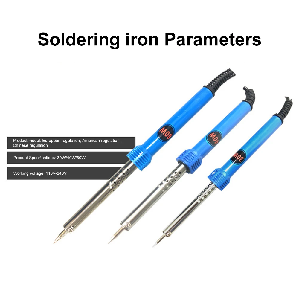 Electric Soldering Iron Household Soldering Pen Gun Repair Tool Iron Head 110V 220V 30W 40W 60W