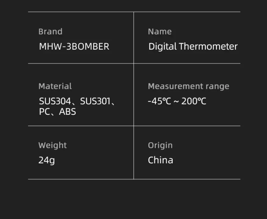 MHW-3BOMBER Digital Instant Read Coffee Thermometer for Latte Art Pen Milk Frothing Pitcher Chic Home Barista Kitchen accessory