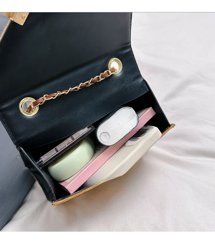 2024 Spring New Trendy Women's Texture Leisure Personality Small Square Single Shoulder Crossbody Bag_voghion.com