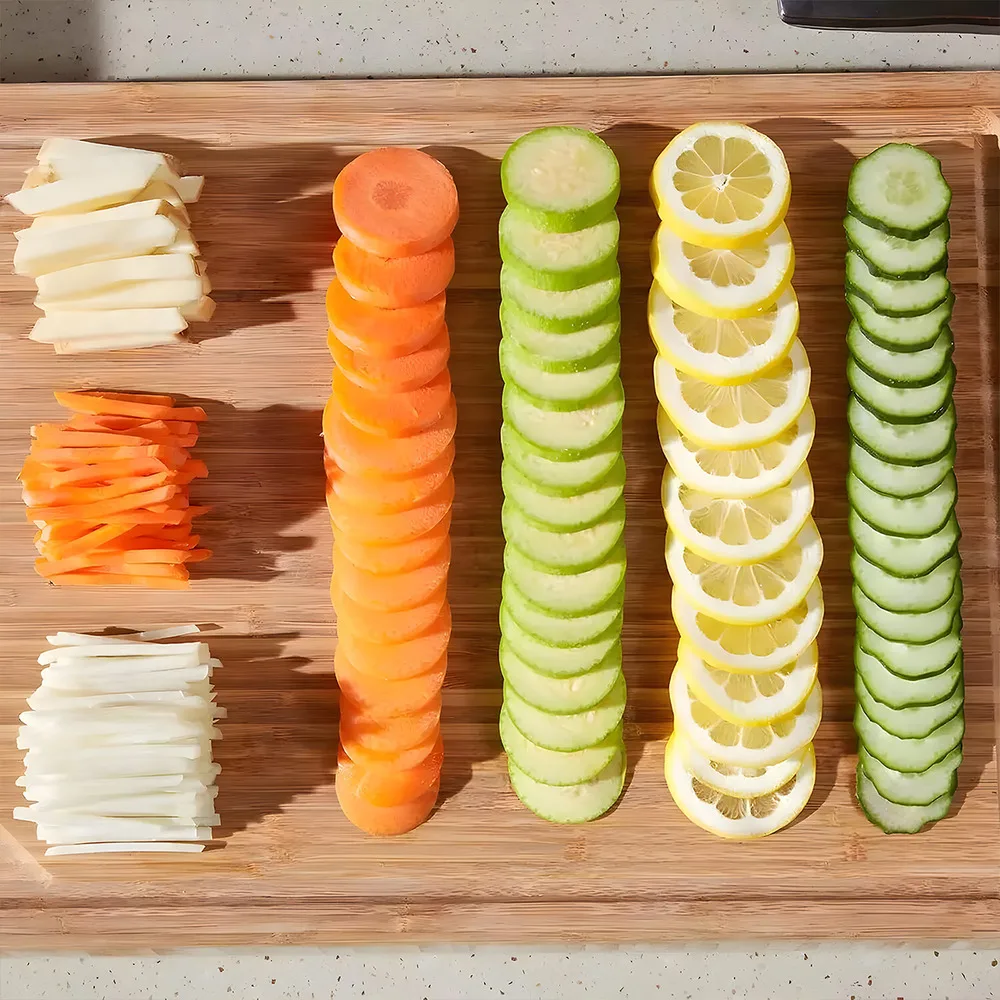 food-grade vegetable slicer with adjustable thickness