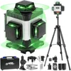 Laser Level, ZPD Laser Level with Tripod, 4 x 360° Self Leveling Laser Level Green Lazer Level 4D Laser Level 360 Self Leveling 1