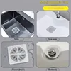 50pcs Disposable Drain Filters - Hair Catcher for Shower, Kitchen Sink Strainer, Bathroom & Outdoor Use 6