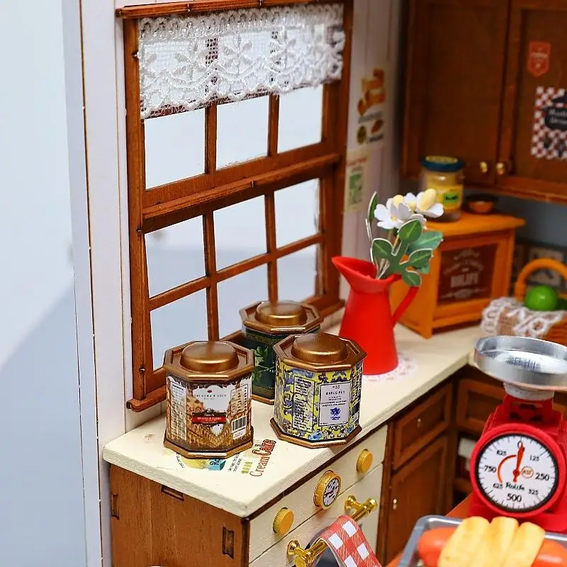 1Pcs Doll House Furniture Accessories 1:12 Doll House Coffee Can Tea Can Model Simulation Item Ornament Miniature Toys