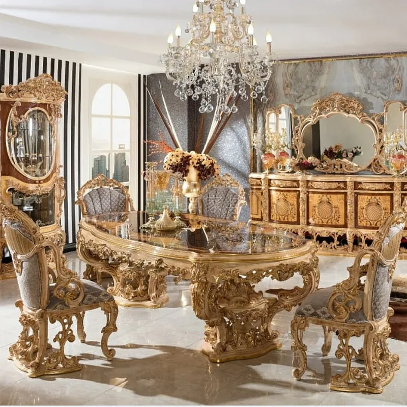 Custommade Allchina Solid Wood Dining Table And Chair Combination