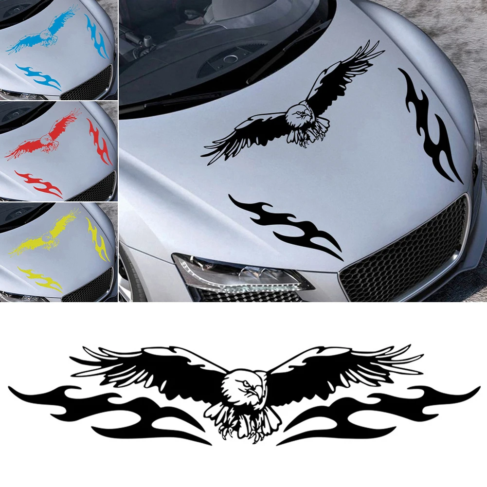 

Car Hood Cover Stickers Universal Vinyl Film Auto Graphics Eagle DIY Decal Automobile Styling Decoration Auto Tuning Accessories