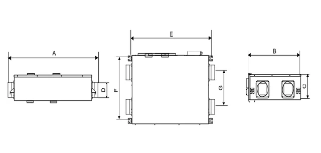 Bidirectional Flow Exhaust Fan with Hepa Filter Ceiling Duct Installation Fresh Air Ventilation System 3