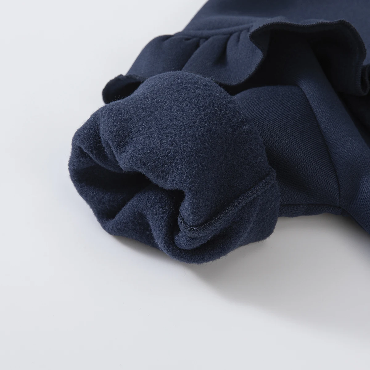 Lässige Winter-Kinderbekleidung für Mädchen, langärmeliger Mantel, einfarbiger Pullover, trendig und bezaubernd – Detail 9