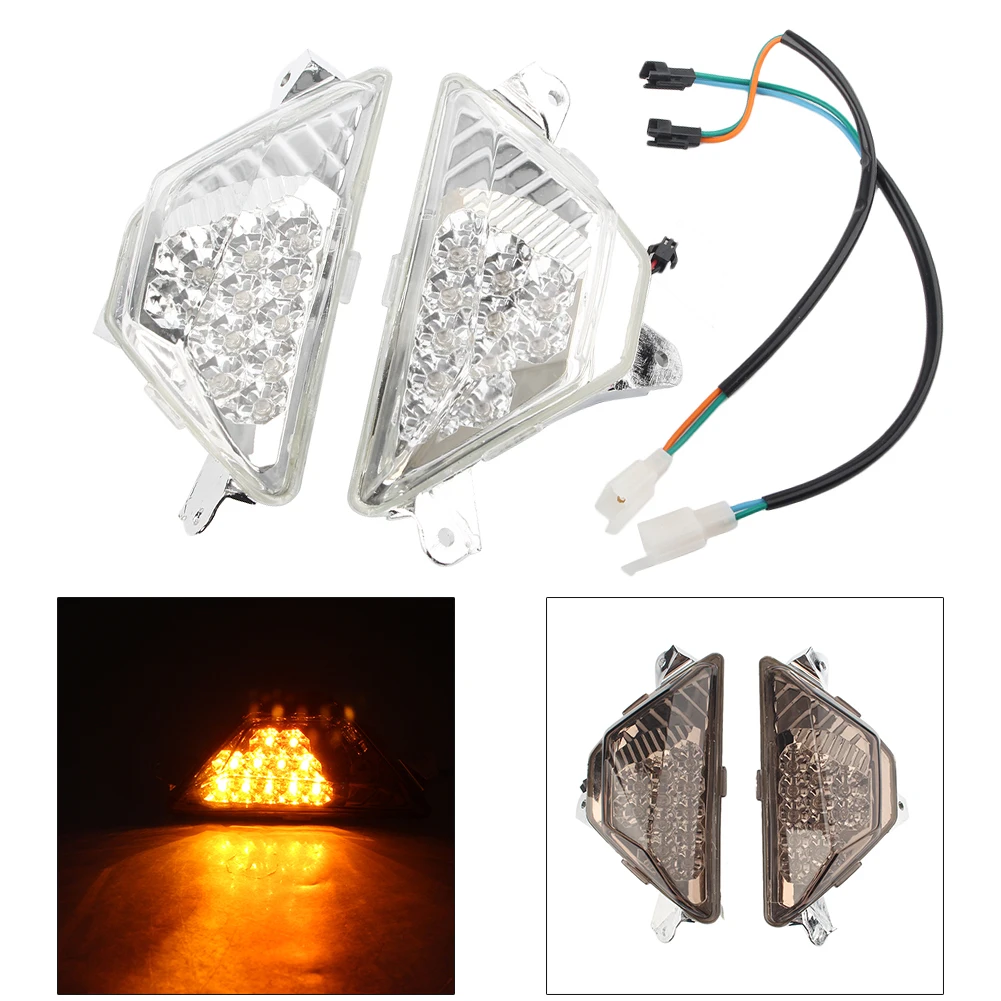 

Светодиодный сигнал поворота Motorcycel, ламповый индикатор для Kawasaki Ninja 300R EX300 2013 2014 2015 2016 2017