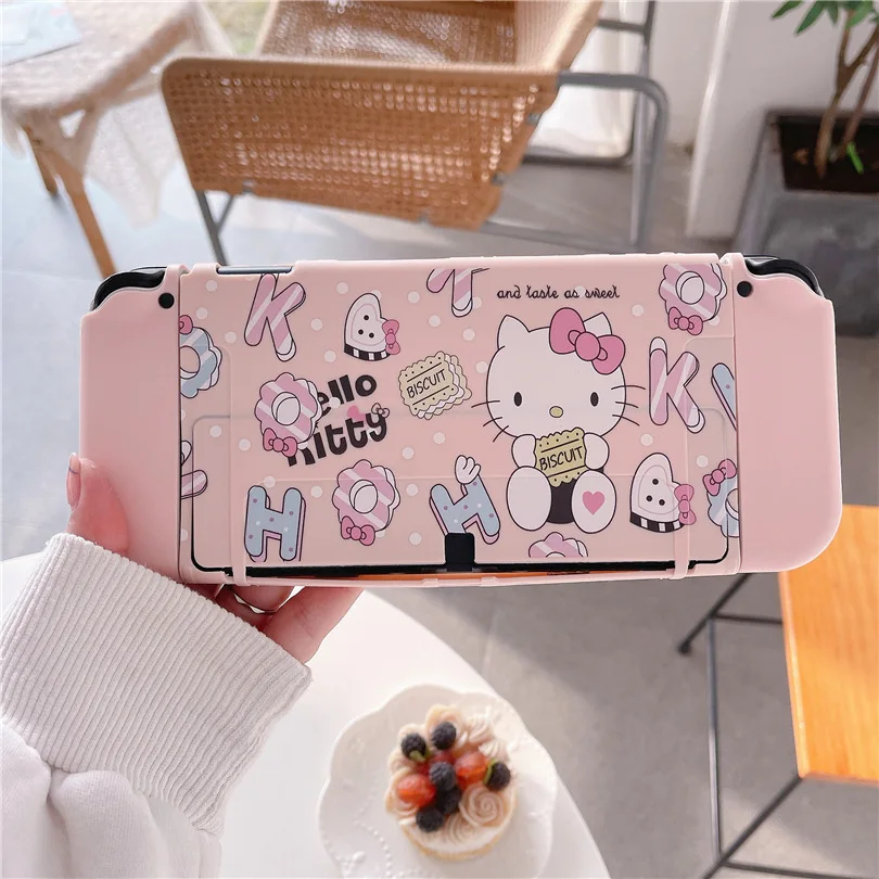 For Switch Oled pour Switch Oled coque souple Hello Kitty pour