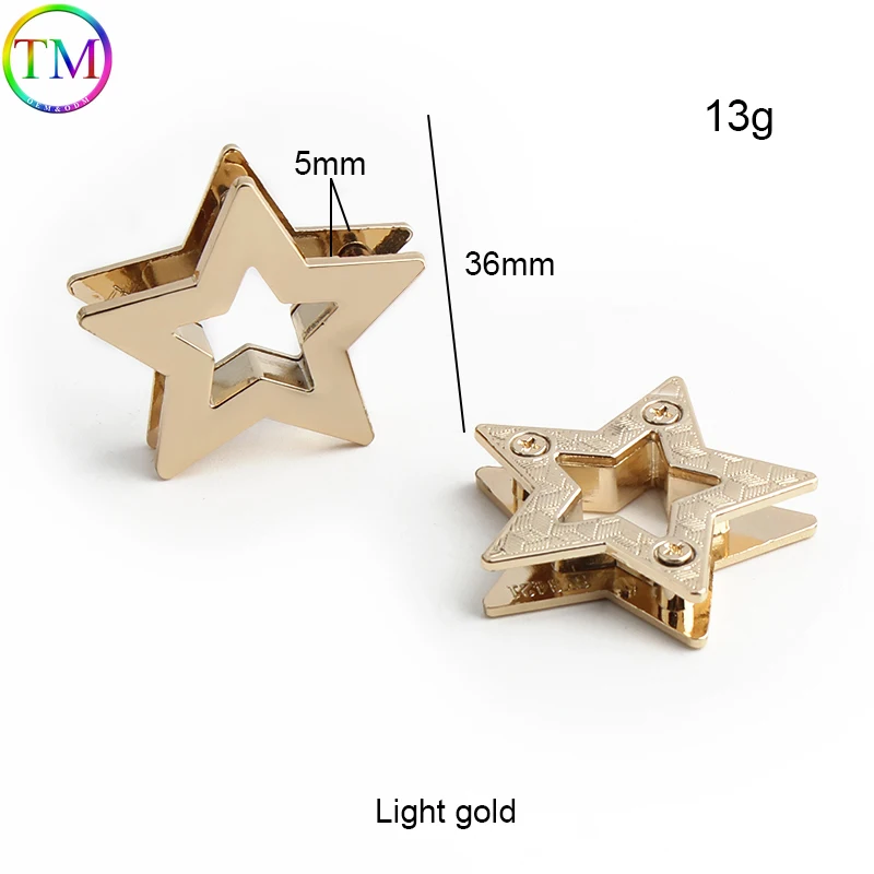 10-50-100PCS Round Shape Metal Buckles Bag Side Clip Bags For Decorative Handbag Purse Leather Handbag Shoulder Connect Buckles