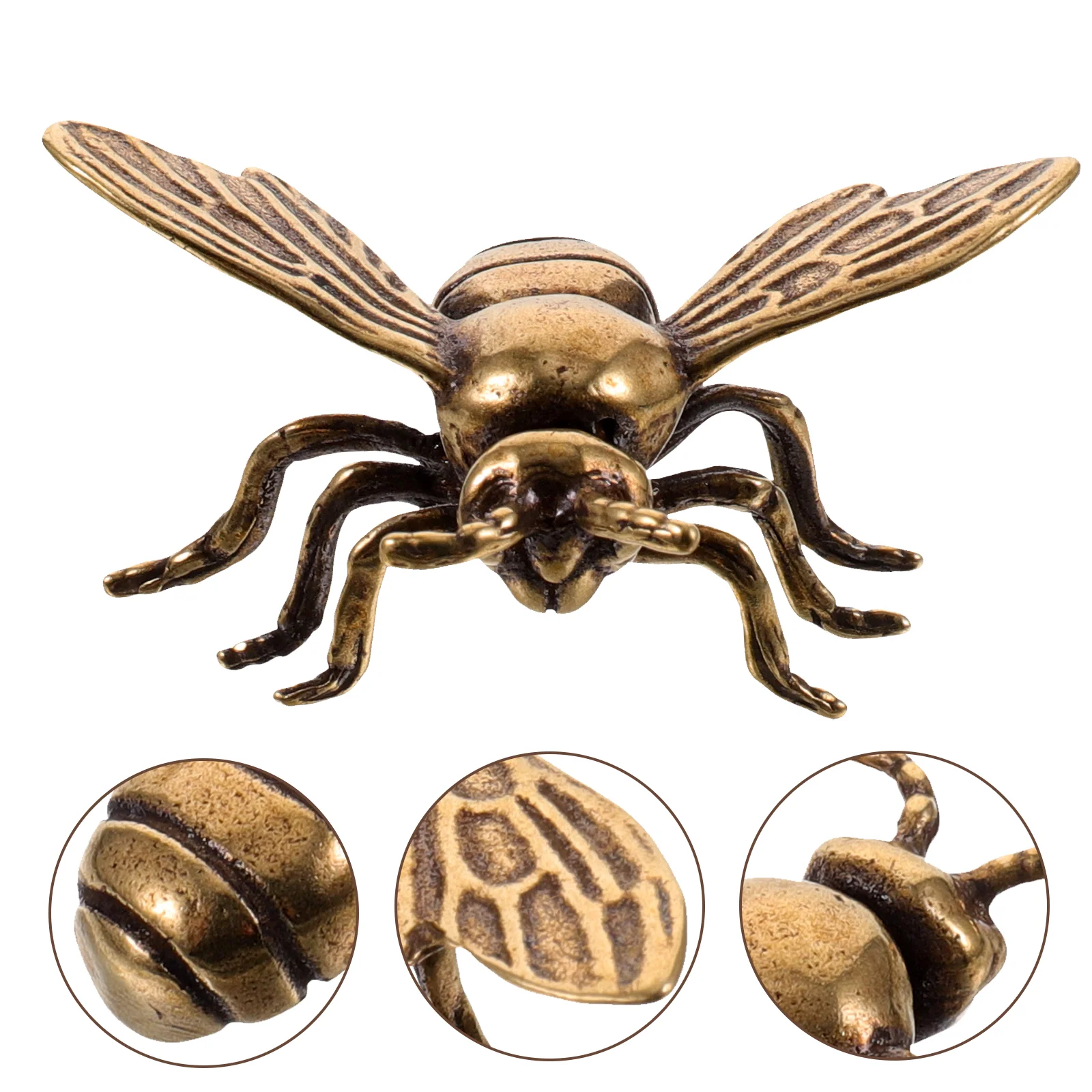

Brass Bee Ornament Home Desktop Decoration Small Brass Craft Bee Adornment