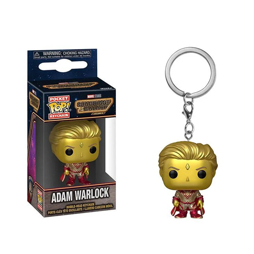 thumbnail image 5 of Llavero Funko Pop Star-Lord Adam Warlock Rocket Pop Pocket Guardianes de la Galaxia Llaveros Figura de acción de vinilo Juguetes Muñecas Regalo, 5 of 5