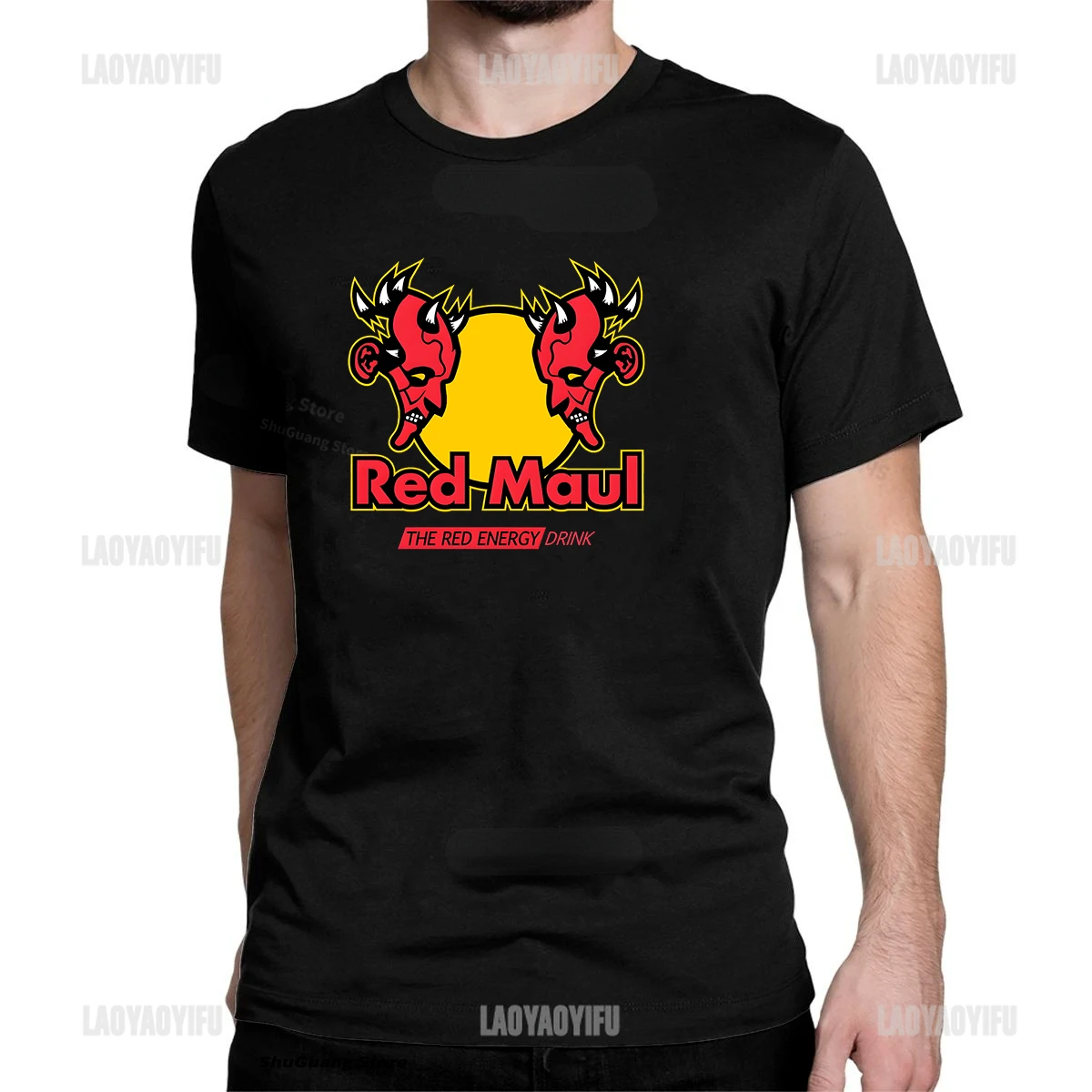 Red Maul The Red Energy Drink Design Divertente T-Shirt Stampata Classica Top Abbigliamento Uomo Abbigliamento Donna Magliette Grafiche T-Shirt In Cot
