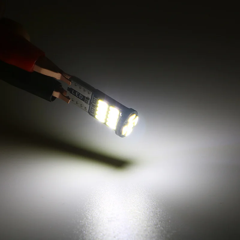 W5W Led T10 168 194 Signal Lamp Canbus 4014 26SMD For Car Interior Map Dome Parking Position Lights 10Pcs led car lights