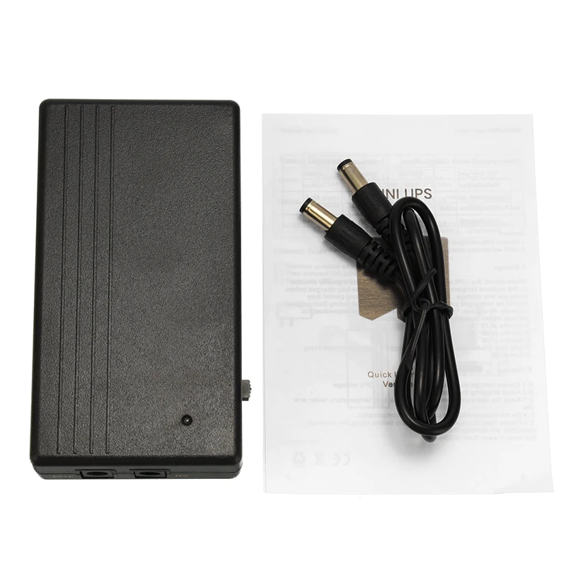 Multipurpose Mini UPS Battery Backup 5V 2A 44.4W Security Standby Power  Supply Uninterruptible Power Supply 111 x 60 x 43mm