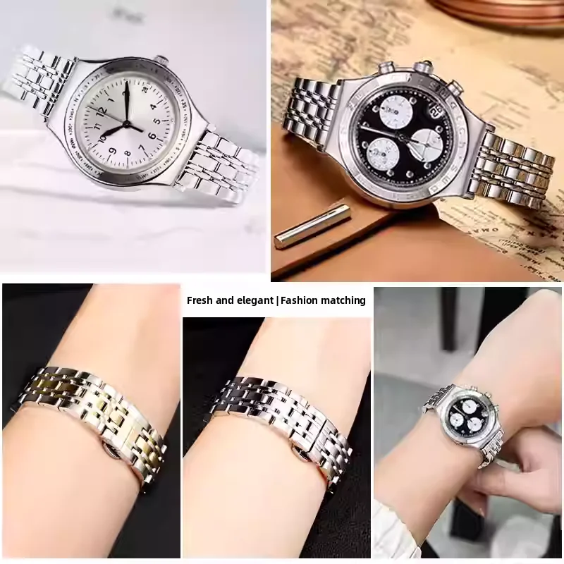 Stainless Steel Watch Strap - Universal Fit