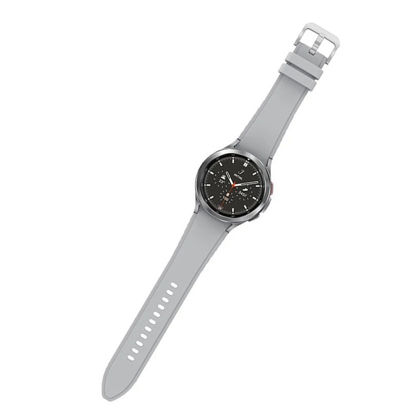 Cinturino Per Samsung Galaxy Watch 5/4 Classic 42Mm 46Mm Smartwatch Silicone Ridge Sport Bracciale Galaxy Watch 5 Pro 45Mm Cinturini