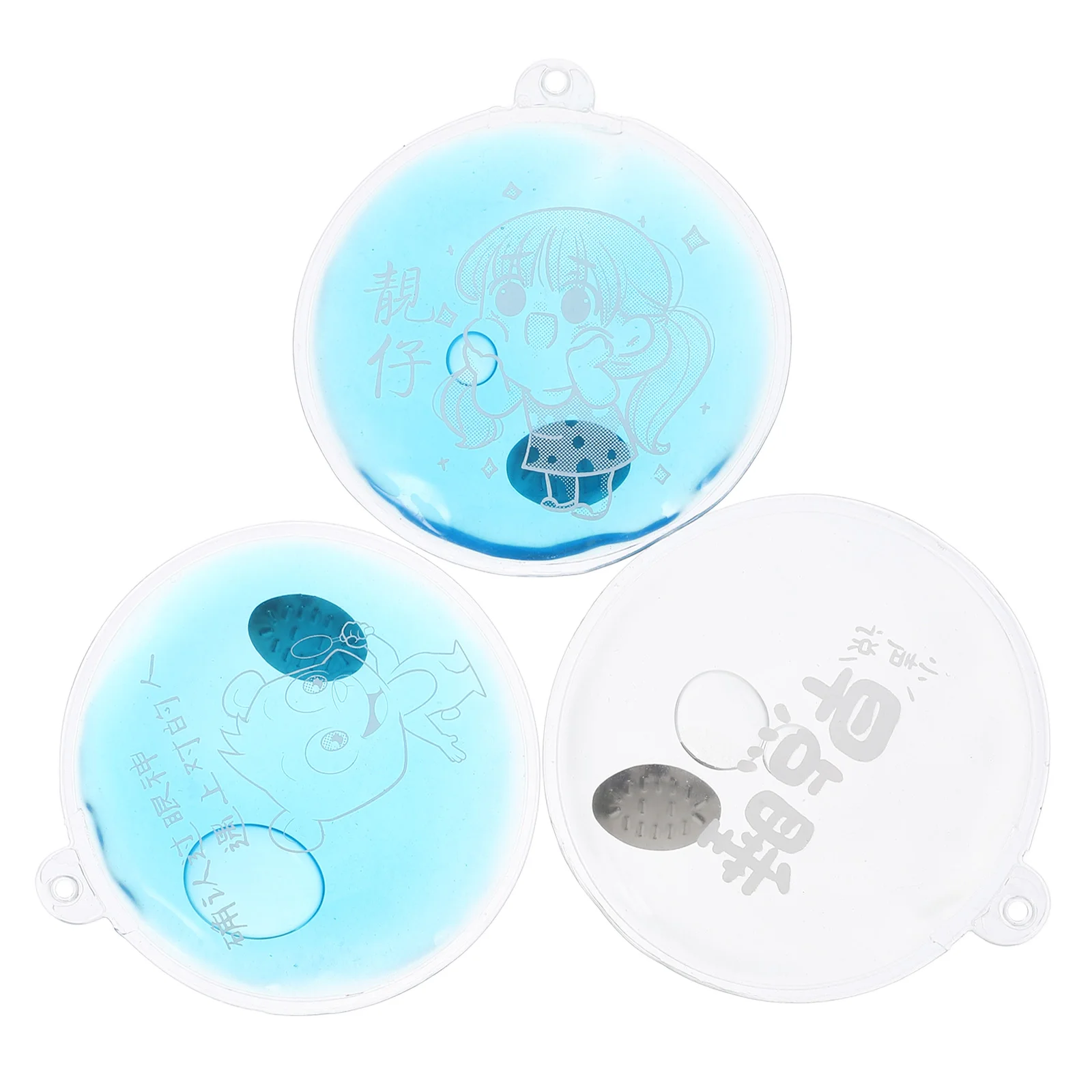 3 Pcs Cartoon Handbags Warm Hand Warmer Reusable Gel Durable Self Heating Handbags Camping Hiking Gear Portable Heat Packs