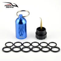 Aluminum Alloy Mini Scuba Tank with One Pick Needle and O-rings for Ding & Yoke Scuba Diving Accessories 1