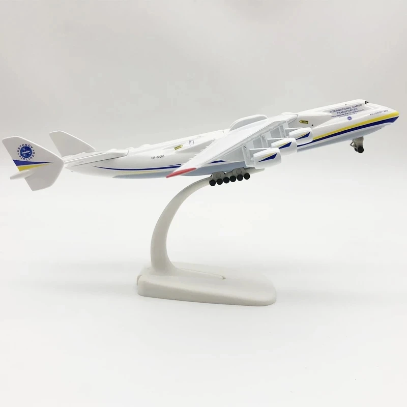 

20CM Diecast Metal Alloy Antonov An-225 "Mriya" Airplane Model 1/400 Scale Replica Model Toy For Collection