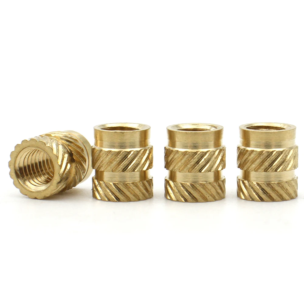 M1 M1.2 M1.4 M2 M2.5 M3 M4 M5 M6 M8 Thread Knurled Brass Heat Insert Nut Copper Embedment Embed Parts Nuts brass heat insert nut brass hot melt insert nut brass heat insert nuts threaded insert nut brass insert nut insert nut hot melt insert nut 10/15/20/40/50/100pcs