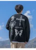 Retro Print Pattern Sweater Men's Women Autumn Winter Warm Pullover Sweater Round Neck Knit Sweater Soft 4