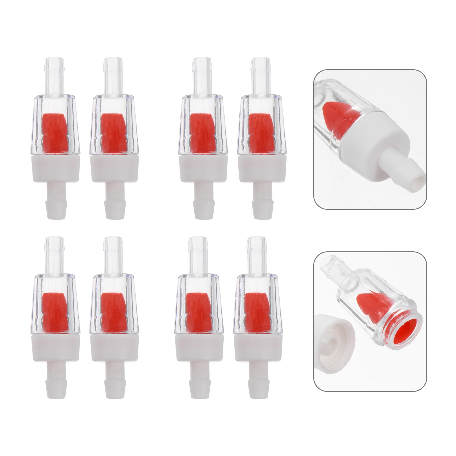 

40 Pcs Air Pump Check Valve Stop Valves Fish Tank Accessories Non-Return Plastic One Way