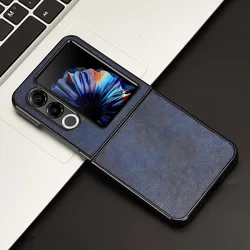 Luxury Leather Skin Texture Retro Ultra - Thin Slim Back Cover Phone Case for ZTE nubia Flip2 (Litchi - Blue)
