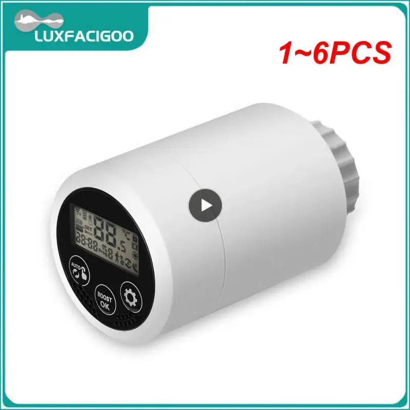 

Умный термостат Tuya Smart, клапан радиатора TRV, программируемый контроллер нагрева пола с поддержкой Alexa Yandex Alice Smart, 1 ~ 6 шт.