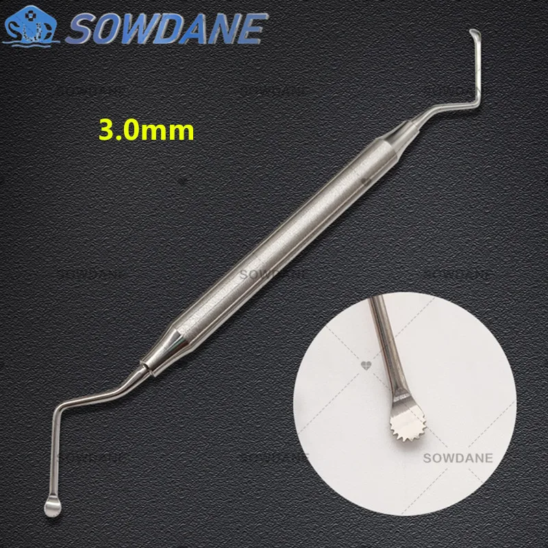 Set Di Dentistico Escavatori X 3 Strumenti Ricostituenti Cucchiaio - Foto 2