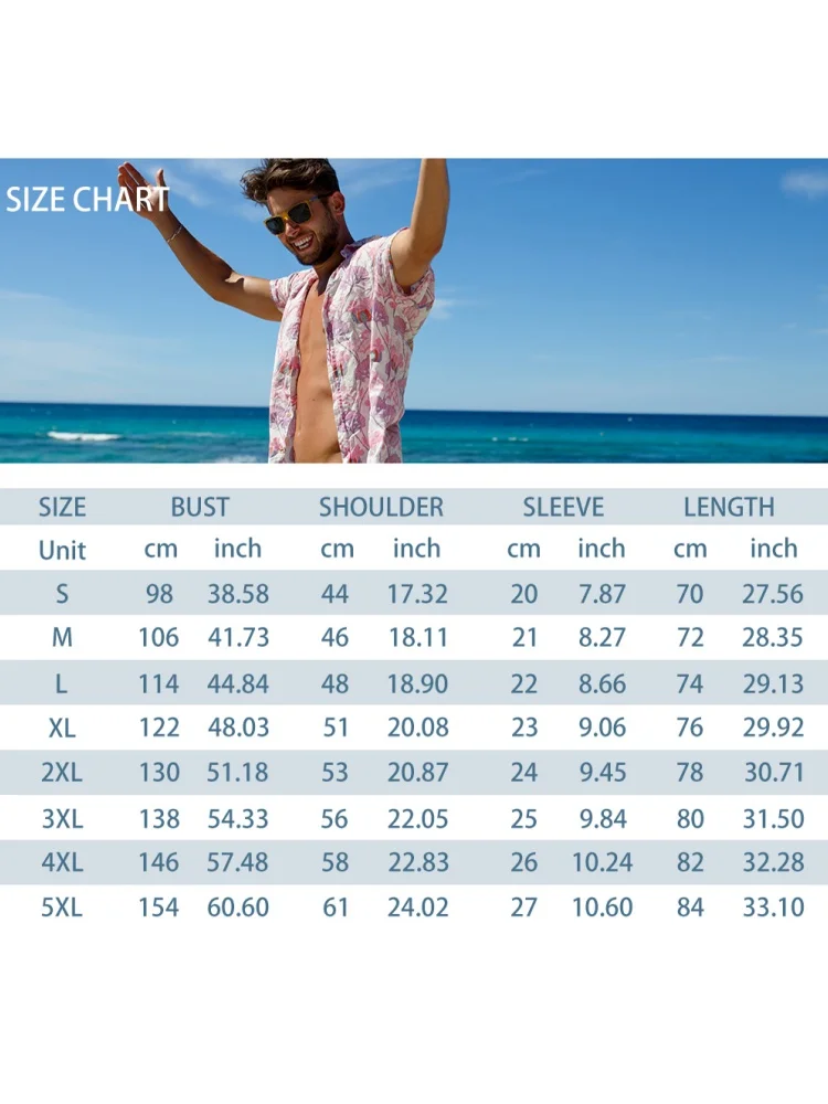 New Men's Short-Sleeved Shirt And Shorts Two-Piece Set Beach Hawaiian Style Summer Single-Breasted Shirt T-Shirt Sportswear Suit 6