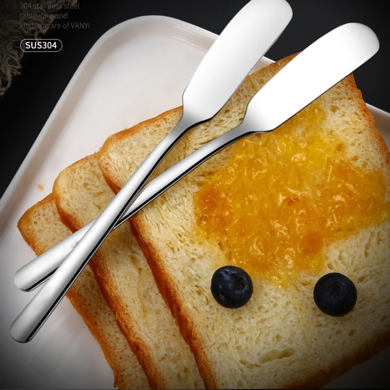 Cheese Butter Knife and Bread Spreader Multipurpose Stainless Steel Butter Knife Cheese Dessert Jam Knives