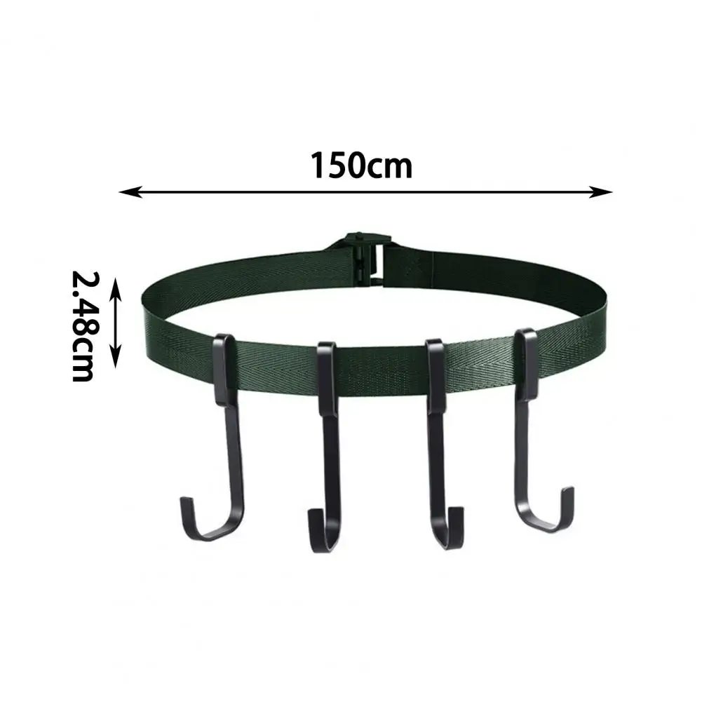 

Useful Treestand Gear Hanger Strong Load-bearing Reusable Metal Hunting Treestand Hook for Camping