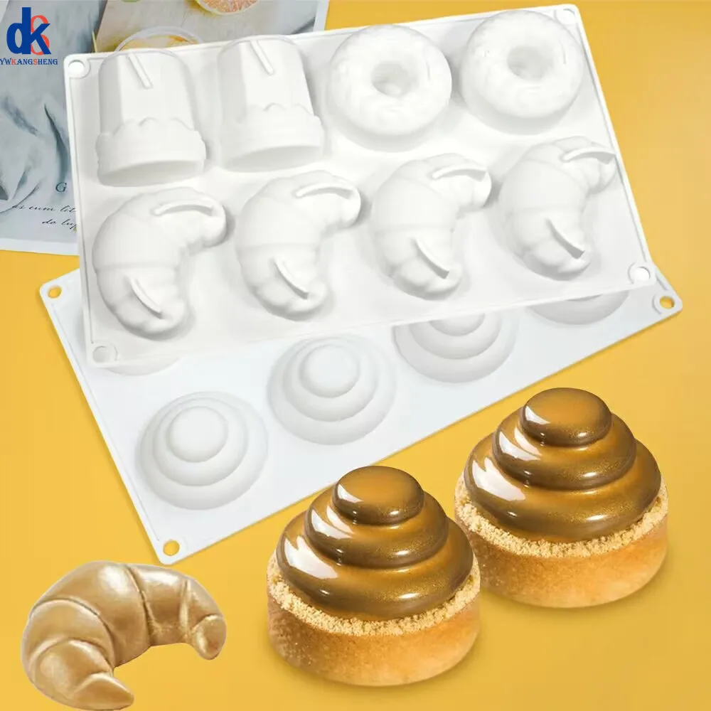 

Силиконовая форма для выпечки «коровья гулька», 8 отверстий