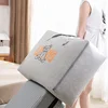 1-5Pcs Clothes Quilt Storage Bag Waterproof Moistureproof Large Capacity Luggage Bag Packing Bag Thickened Non-woven Storage Bag 4