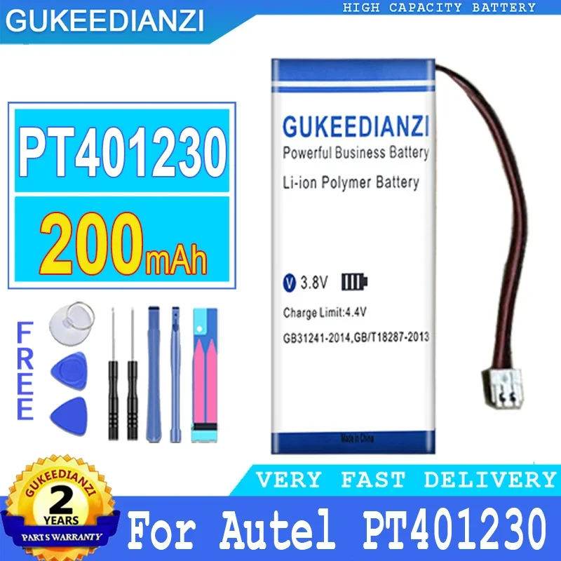 

Запасные аккумуляторы для смартфонов Autel PT401230, 200 мАч