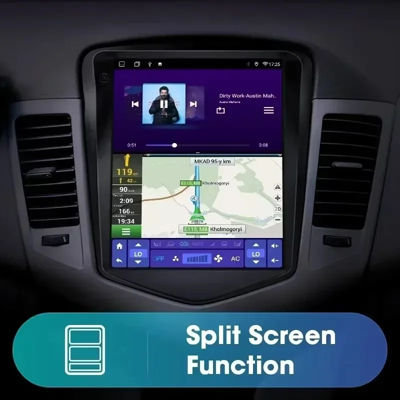 Srnubi Android CarRadio para Chevrolet Cruze J300 2008-2012 navegación estéreo reproductor Multimedia Carplay unidad principal de pantalla Vertical 4