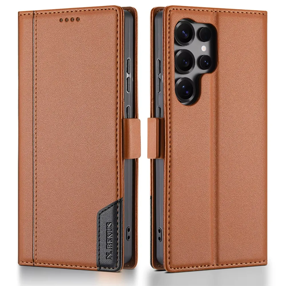 Premium RFID Blocking Card Holder Wallet Flip Phone Case