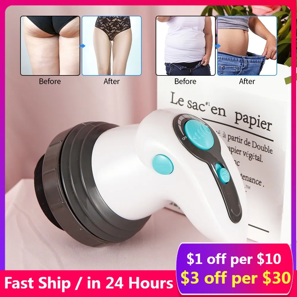 

4 IN 1 Infrared Electric 3D Roller Device Weight Loss Anti-Cellulite Massager Body Slimming Relaxing Muscle Fat Remove Roller