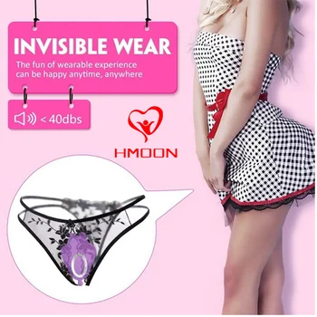 Wearable Dildo Vibrator G Spot Clitoris Stimulator Butterfly Vibrating Panties Erotic Toy Adult Toy for Women Orgasm Masturbator 4