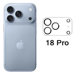 Premium 3D Camera Lens Protection Glass - Full Cover Tempered Glass - 2PCS (For iPhone 18 Pro)
