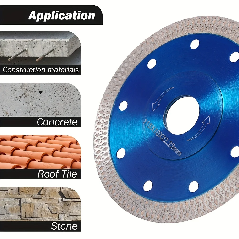 115mm diamond saw blade for diamond dry cutting