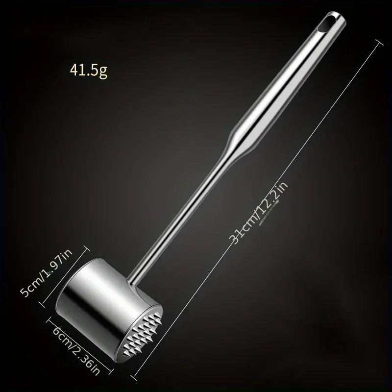 Meat hammer steak special hammer kitchen meat 304 stainless steel meat household loose tendon artifact
