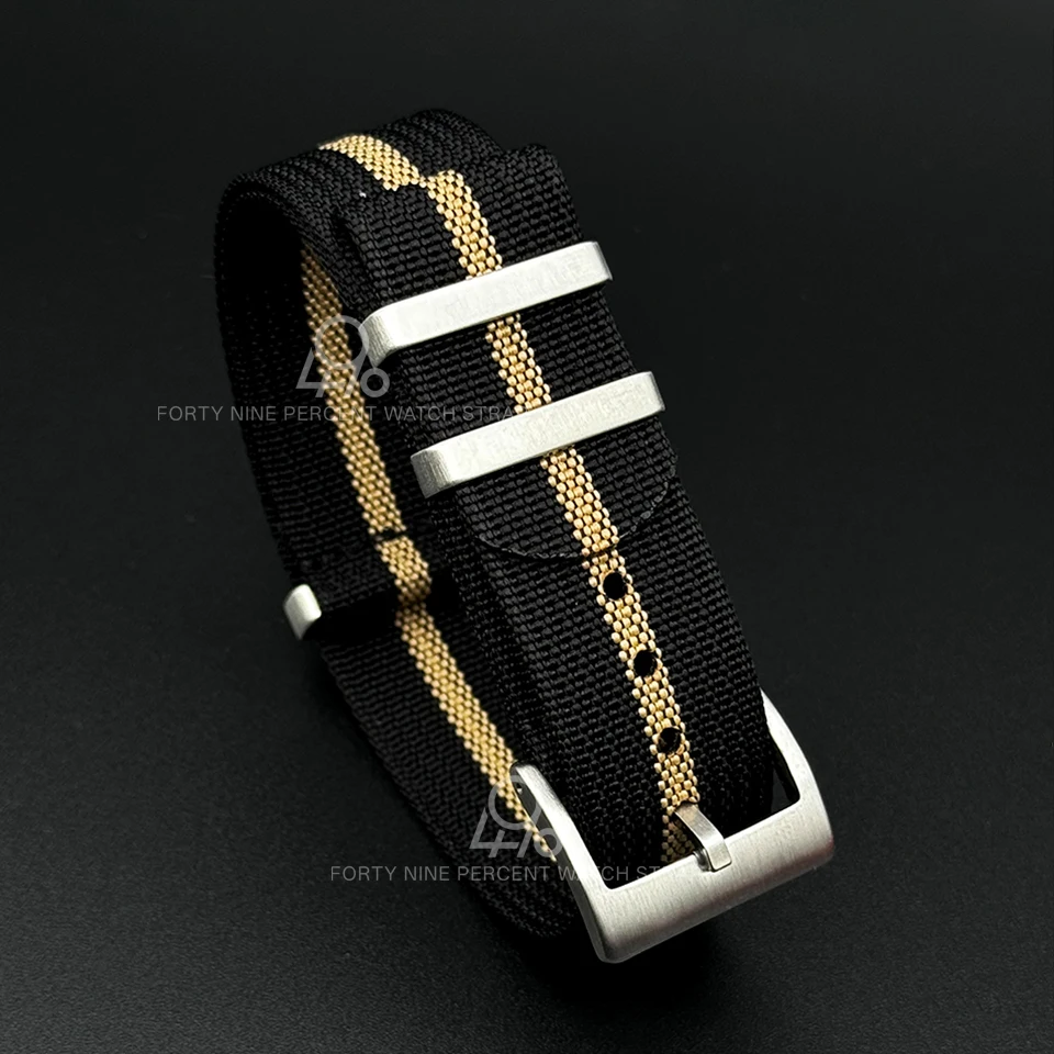 Premium Woven Nylon Fabric Watchband - Versatile One-Piece Design (Multiple Sizes Available)