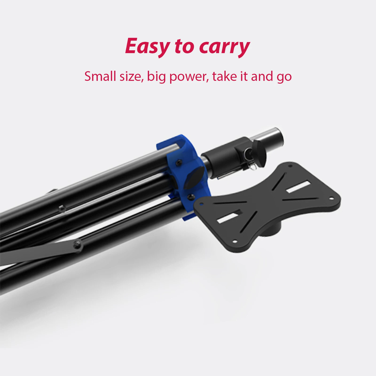 

Speaker Stand Studio Monitor Speaker Tripod Stand Heavy Duty Telescoping Height Three-point Triangle