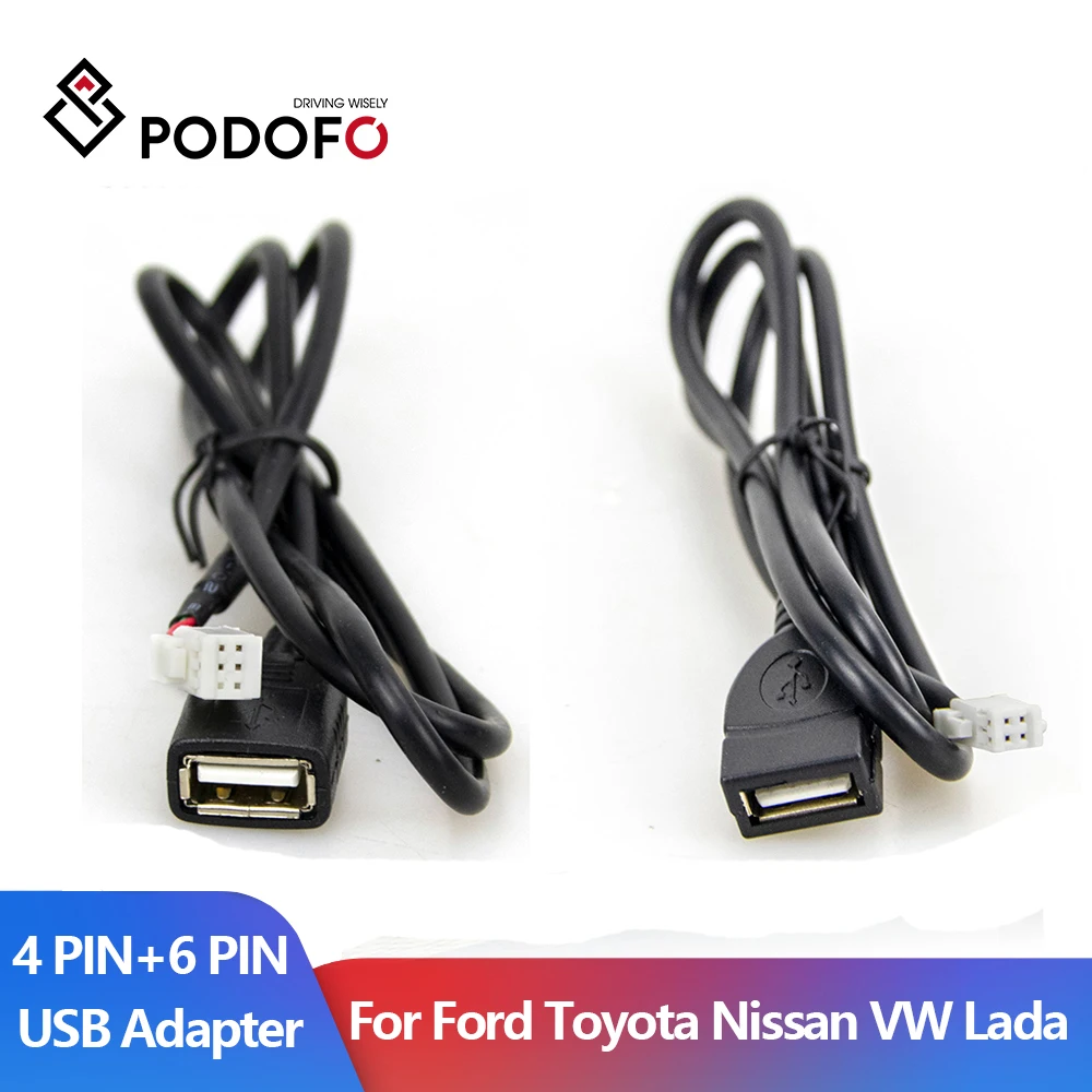 Podofo Vehicle Backup Camera System US Plug USB Power Charger AC Adapter 