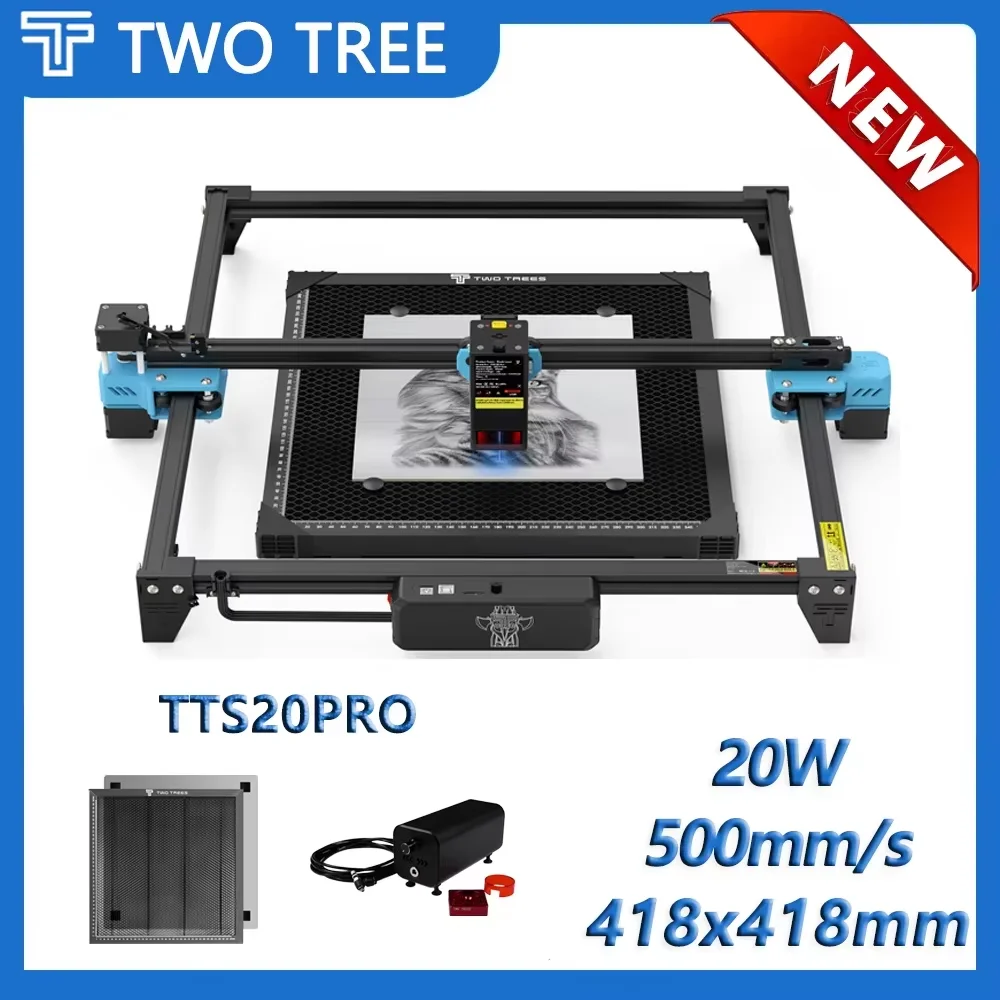 Twotrees TTS-20 pro Laser Engraving Machine ESP32 Master Control